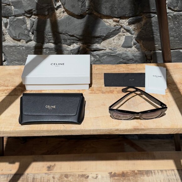 Celine CL40041N Black Gradient Cat Eye Sunglasses - Picture 11 of 11